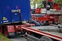 LKW verliert Auflieger Koeln Boltensternstr Pasteurstr P1993